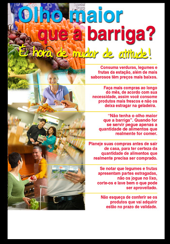 Cartaz- Consumo consciente - Alimentos / cd.DESP-98
